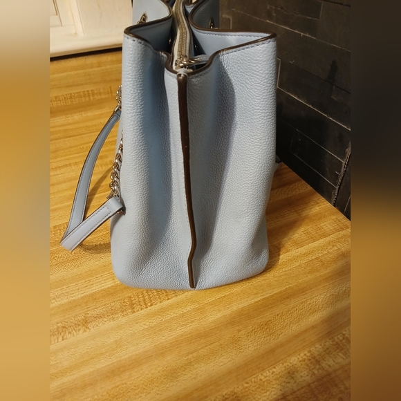 Michael Kors EUC Baby Blue Chain Satchel Bag - Picture 8 of 14